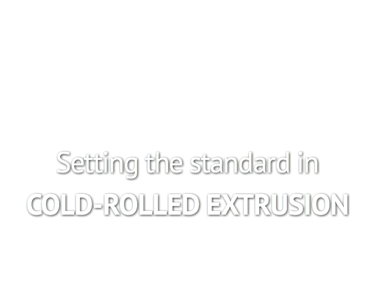 Setting the standard in COLD-ROLLED EXTRUSION
